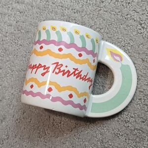 Vintage Teleflora Birthday Mug